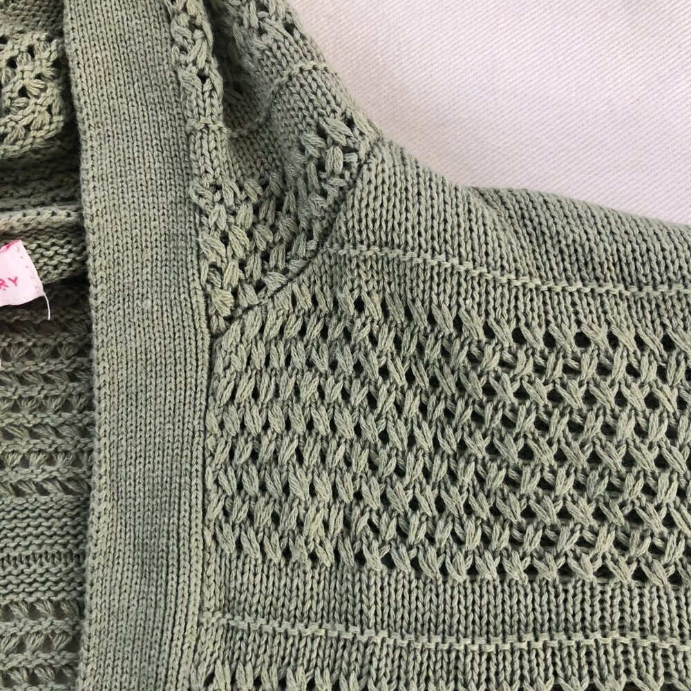 Vintage Y2K Womens Light Green Hoodie Medium - Picture 5 of 8